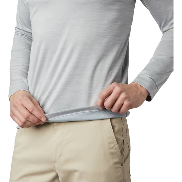 T-shirt randonnée COLUMBIA ZERO RULES LONG SLEEVE SHIRT COLUMBIA GREY HEATHER