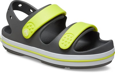 Crocs Crocband Cruiser Sandaler, Slate Grey/Acidity