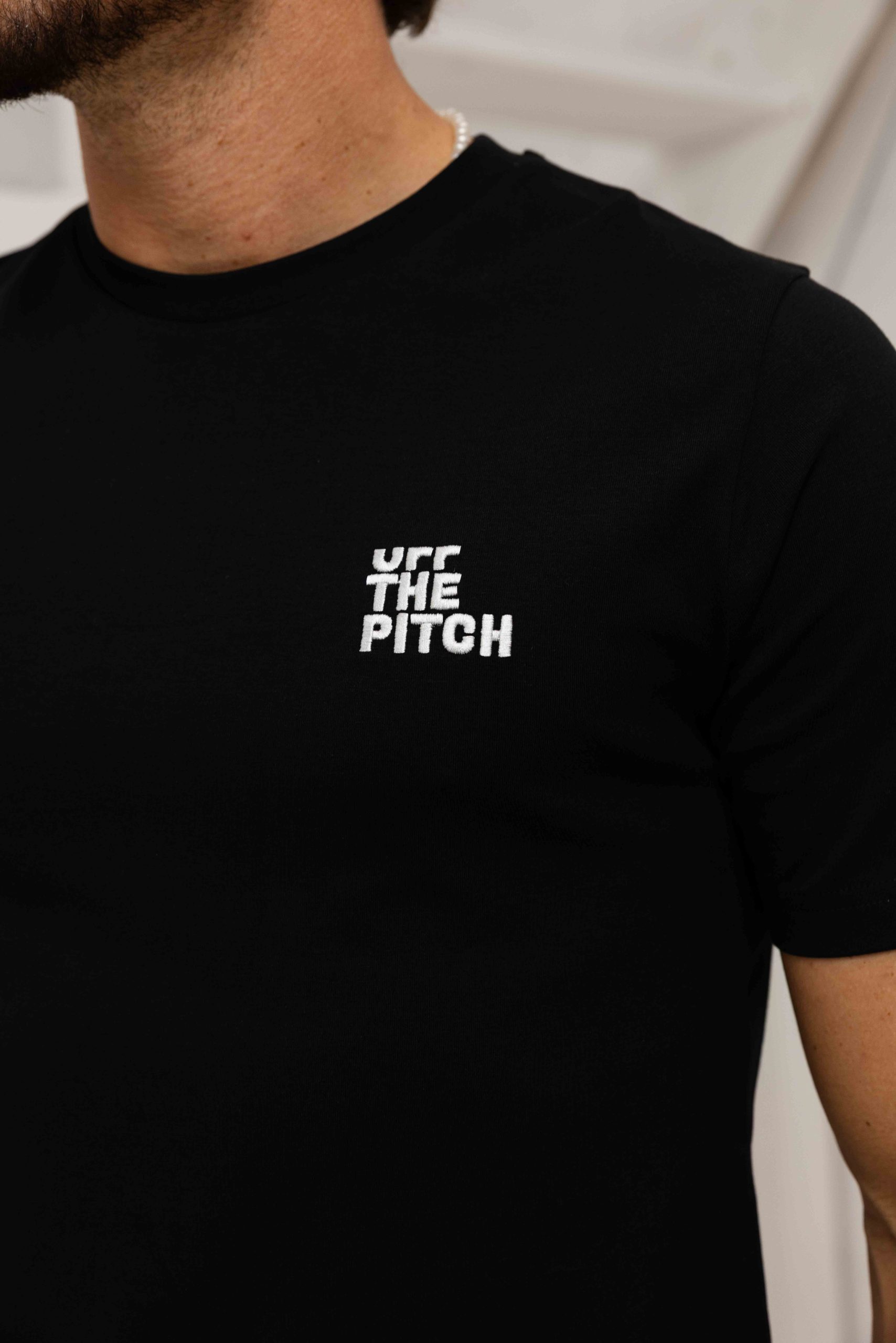 Off The Pitch Fullstop Slim Fit Zomerset Heren Zwart
