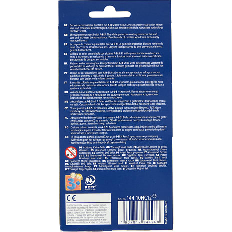 Staedtler nc akvarell farveb. 12 stk