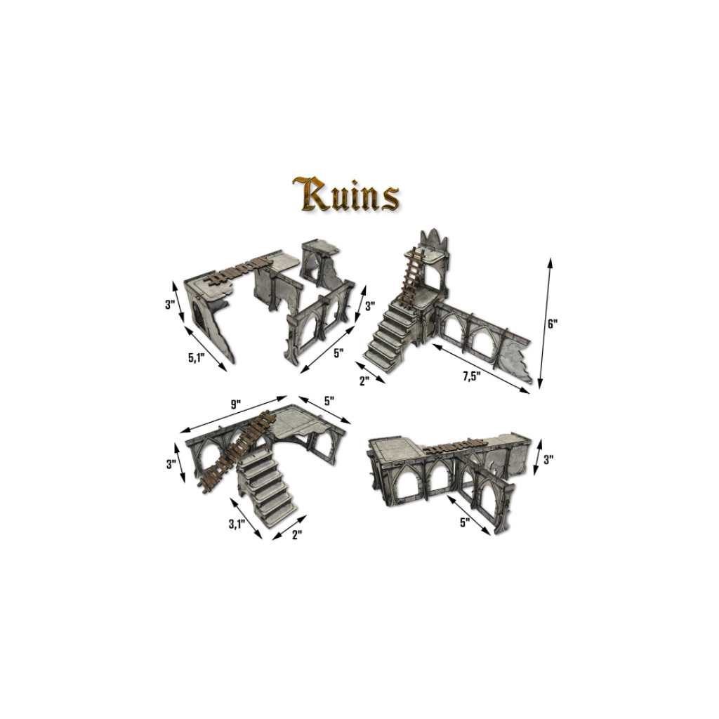 Décors Poland Games - Ruines
