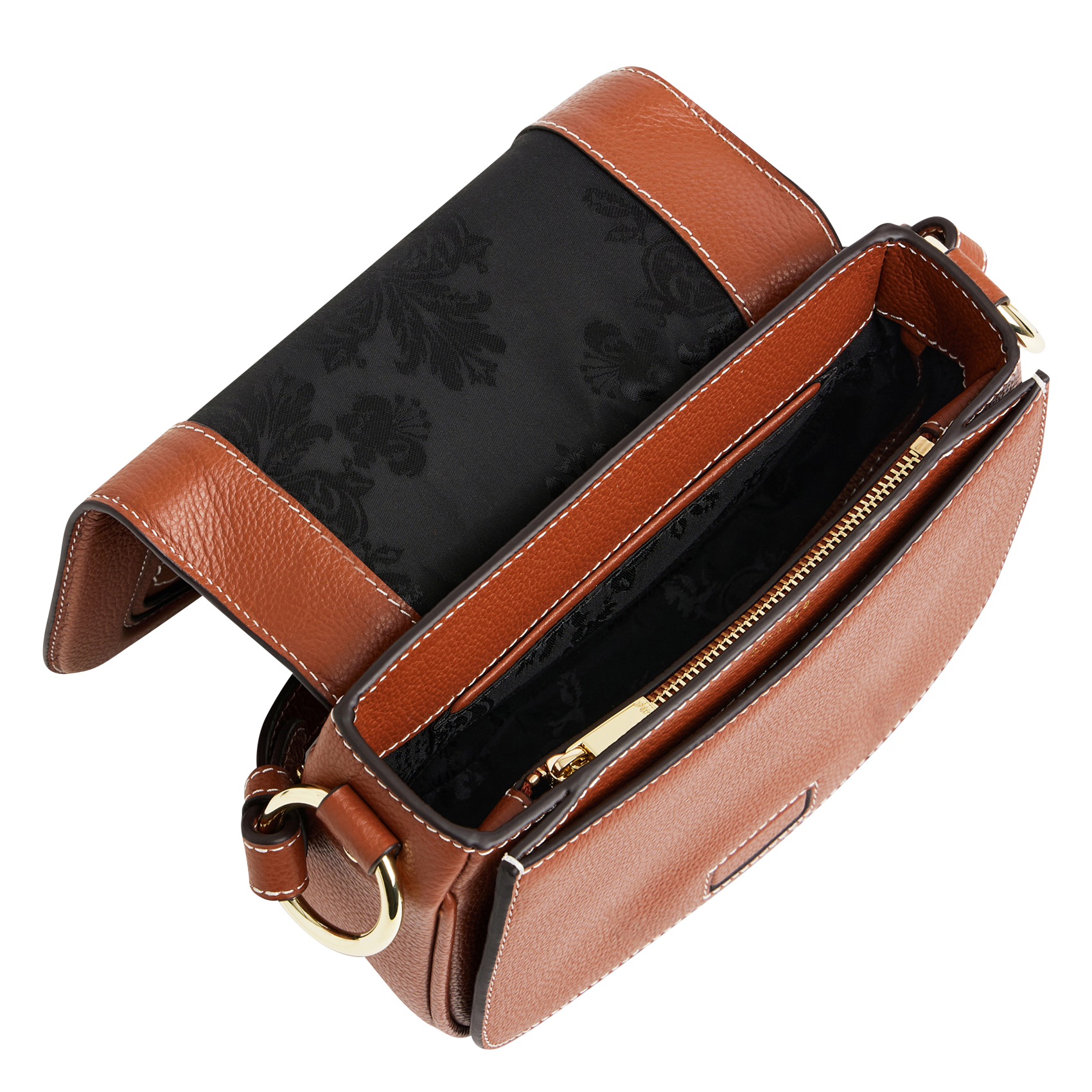 ELLA - Sac bandoulière en cuir | Marron