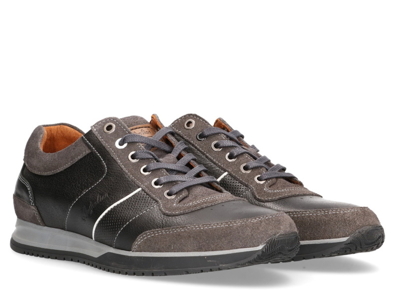 Australian Footwear Catania leather Black Grey White