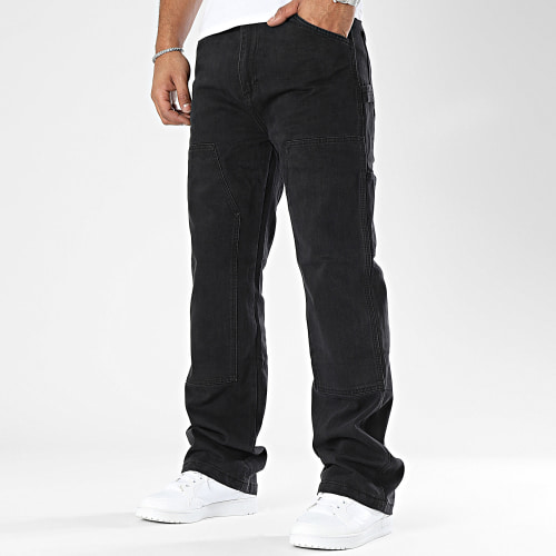 Jean Baggy Cargo Gris Anthracite