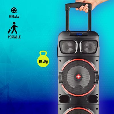 NGS WILD DUB 1 - enceinte de soirée - sans fil - avec batterie intégrée - noir
