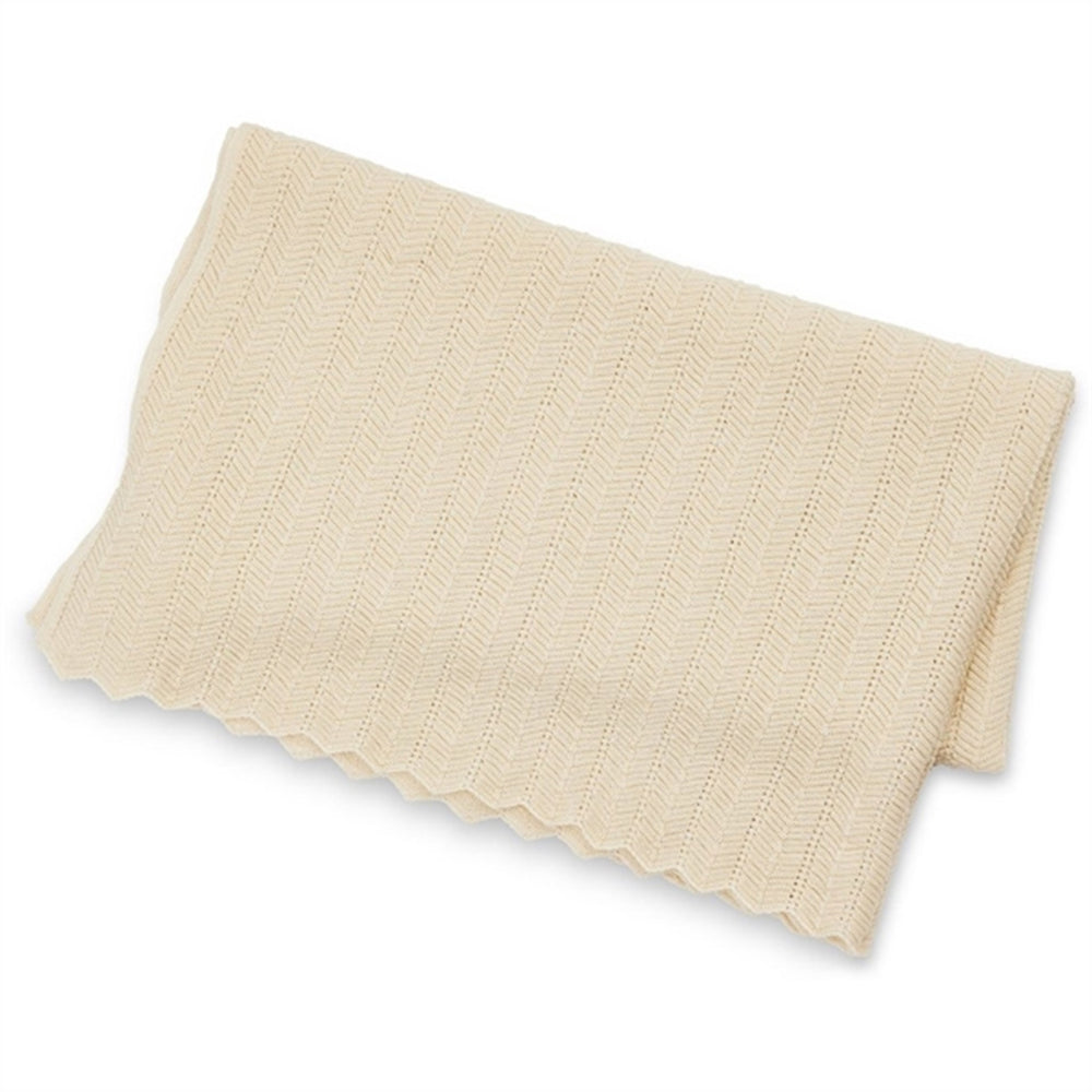 Uld Babytæppe Off White - Smallstuff → Luksusbaby.dk