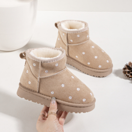 Sweet daisy winter boots - beige