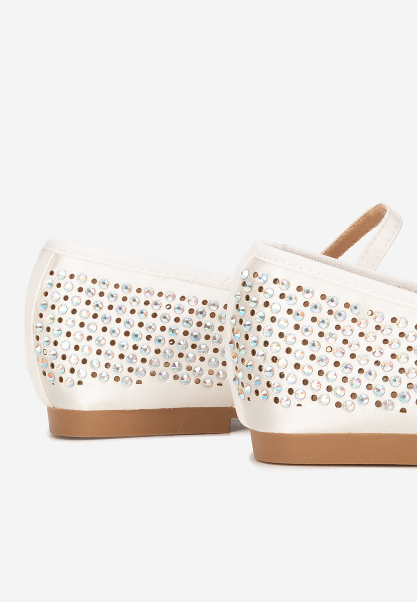 Ballerines femme blancs Azaleia