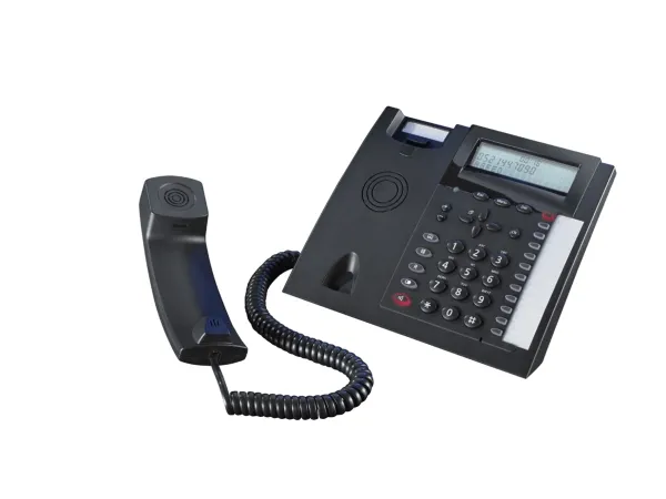 AGFEO T 18, Analog telefon, Højttalertelefon, 99 entries, Sort