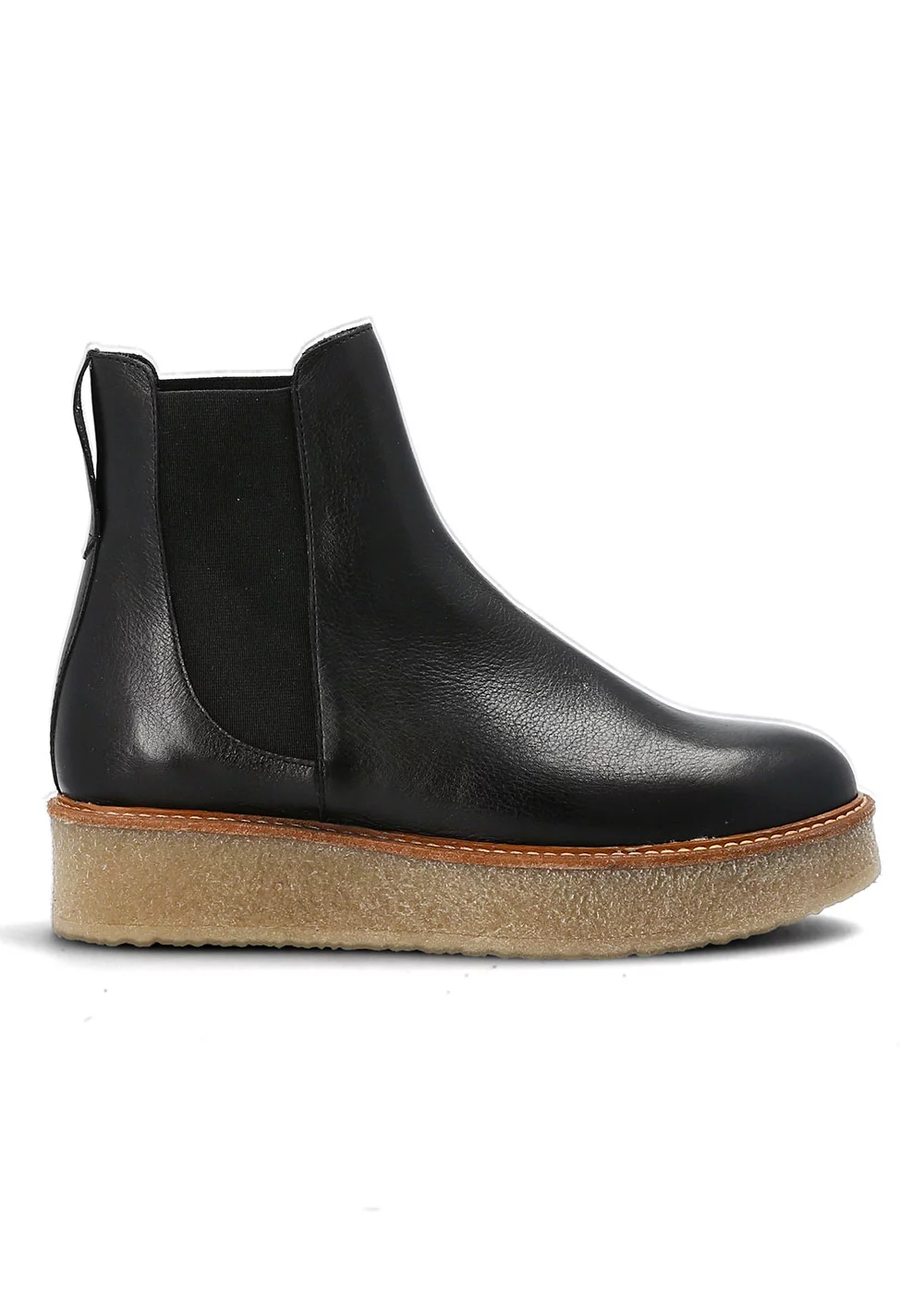BOOTS CHELSEA PIAT CUIR NOIR