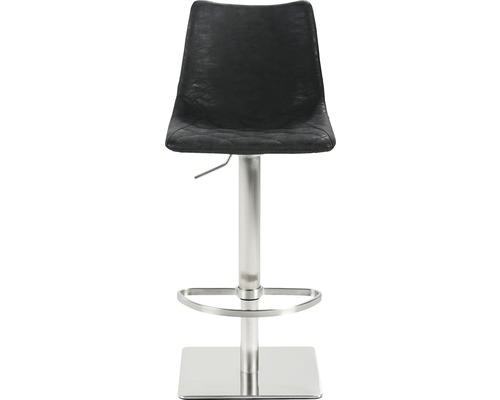 Barkruk Mayer Zitmeubelen 1275 43 x 50 x 85 cm RVS zwart