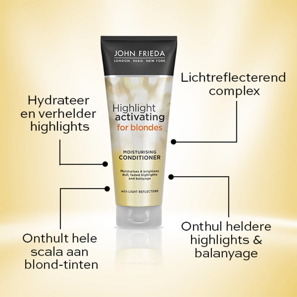 John Frieda Sheer Blonde Highlight Activating Brightening Conditioner250 ml
