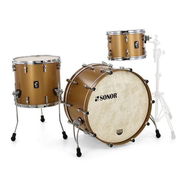 Sonor SQ1 Rock GT Satin Gold Metal.