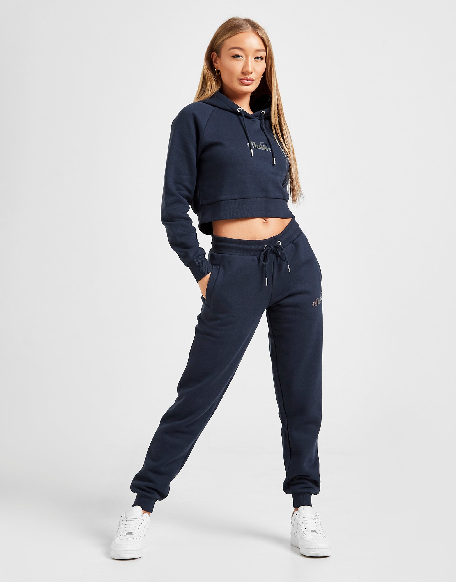 Ellesse Sweat à capuche Core Crop Femme