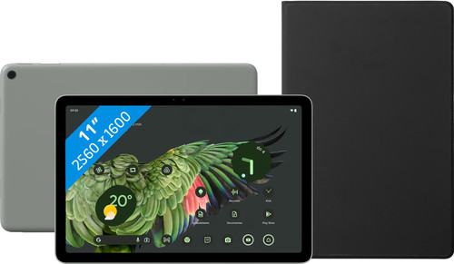 Google Pixel Tablet 11 inch 256GB Wifi Grijs + Back Cover Grijs