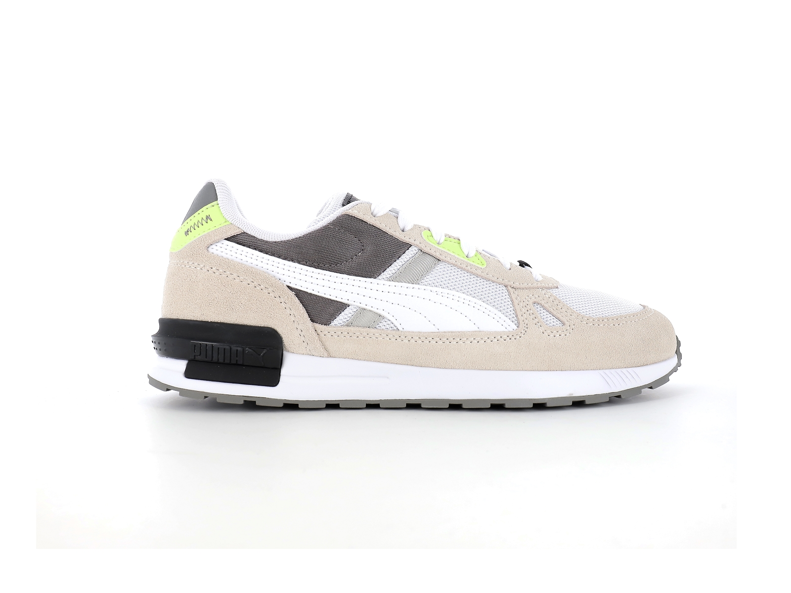 Puma-380736 Synthétique Blanc-Jaune
