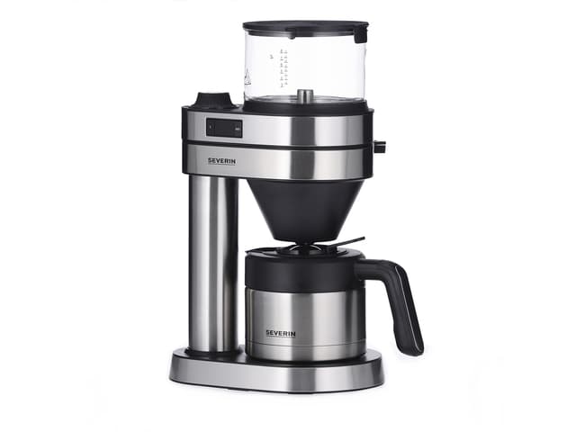 Severin Kaffemaskine m. termokande Steel