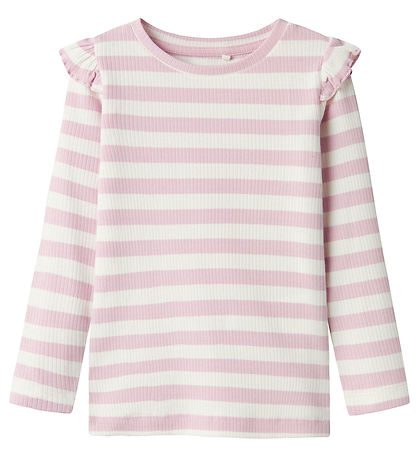 Name It Bluse - Rib - NmfTaia - Winsome Orchid/Cloud Tänzerin