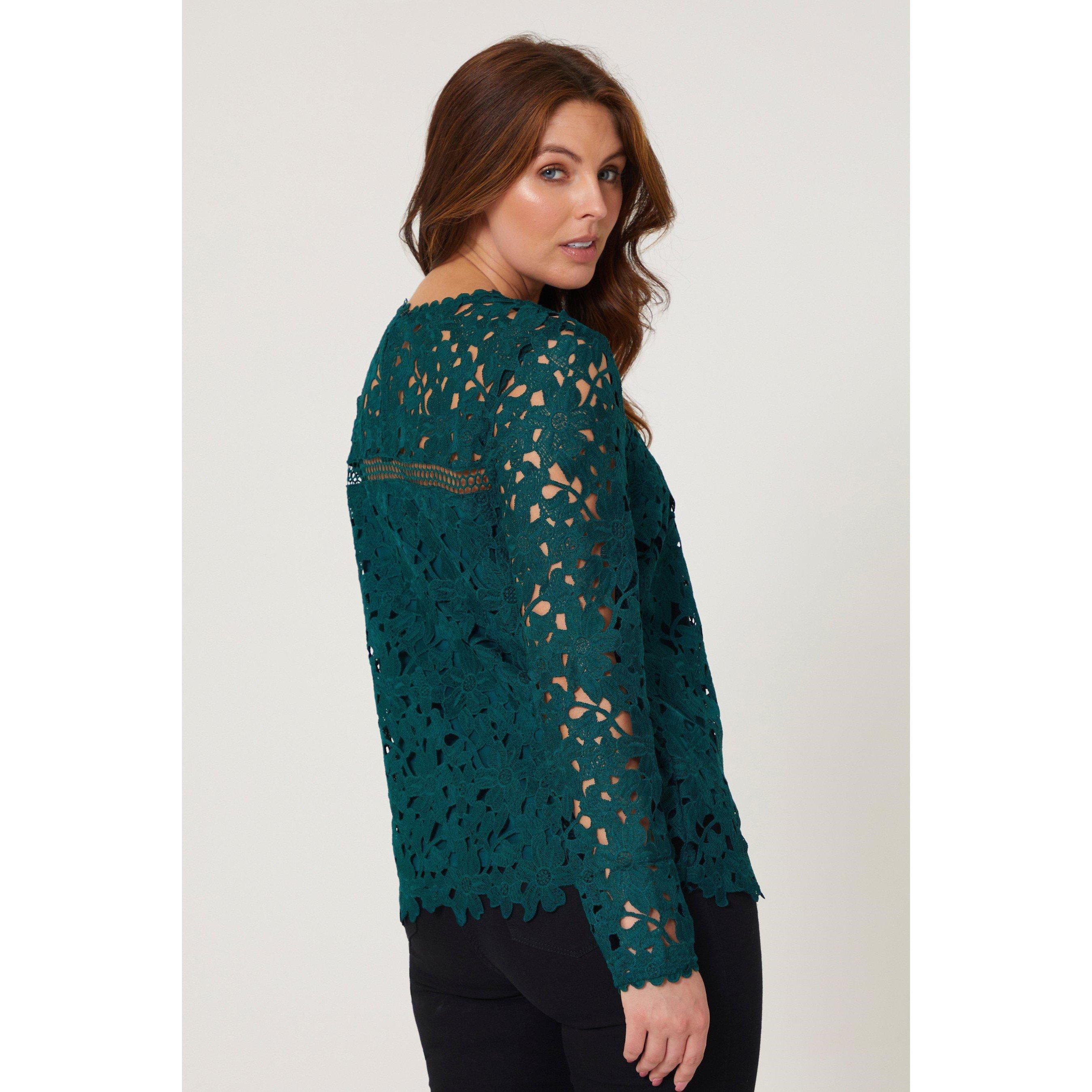 Be You Ladies Long Sleeve Lace Top