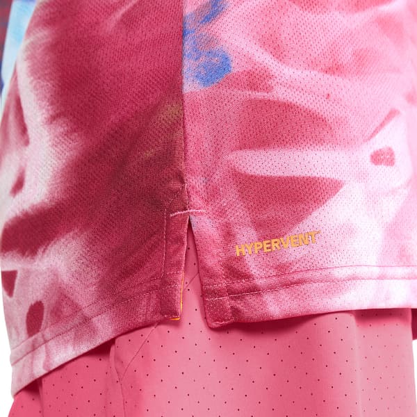 T-shirt running CRAFT PRO HYPERVENT JAQUARD TEE W FUCHSIA/MULTI