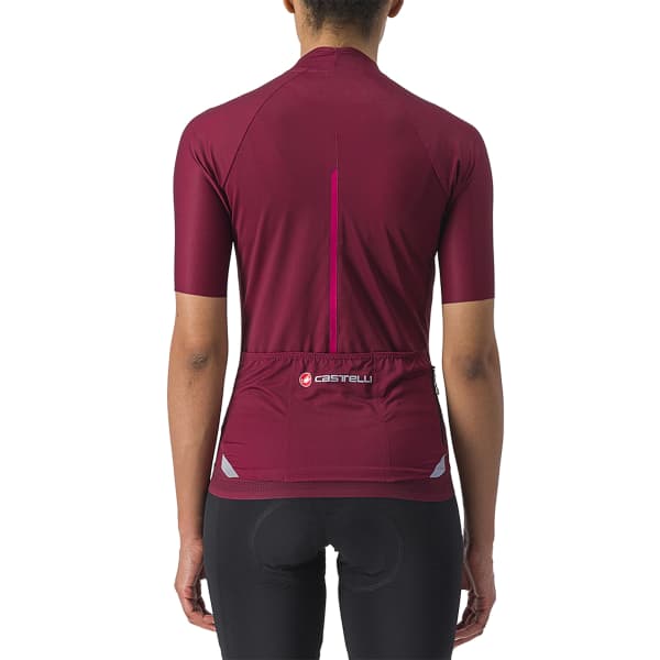 Maillot vélo CASTELLI MAILLOT ENDURANCE W BORDEAUX