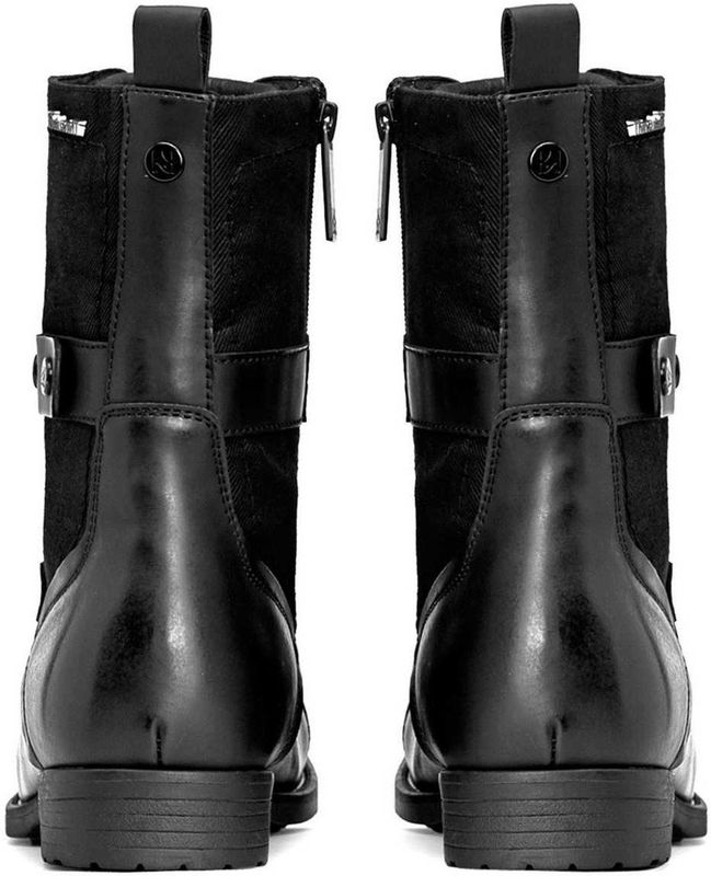 Kazar - Biker Boots - Zwart - Hoogwaardig Graanleer - Maat 45 EU