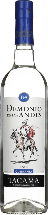 PISCO DE ICA DEMONIO DE LOS ANDES QUEBRANTA 70CL