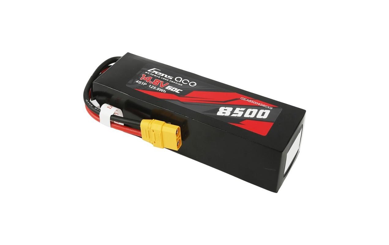 RC-Akku LiPo 8500 mAh 14.8 V 60 C<br>Gens ace Bashing 4S LiPo Akku für RC Fahrzeuge mit XT90 Stecker