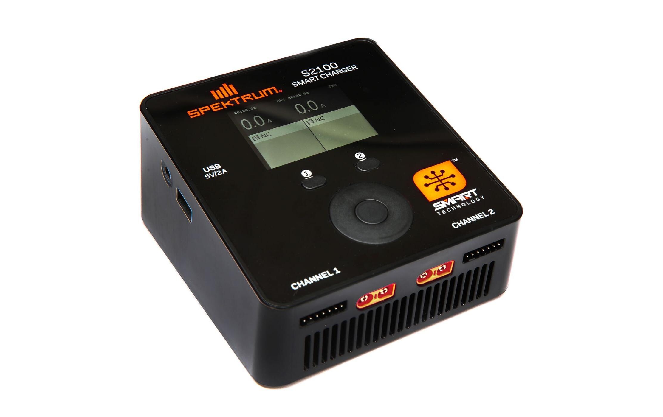 Smart PowerStage Bundle 4S S2100 + 2x 2S LiPo<br>Smart Ladegerät mit 2x 7.4 V 5000 mAh LiPo Akku