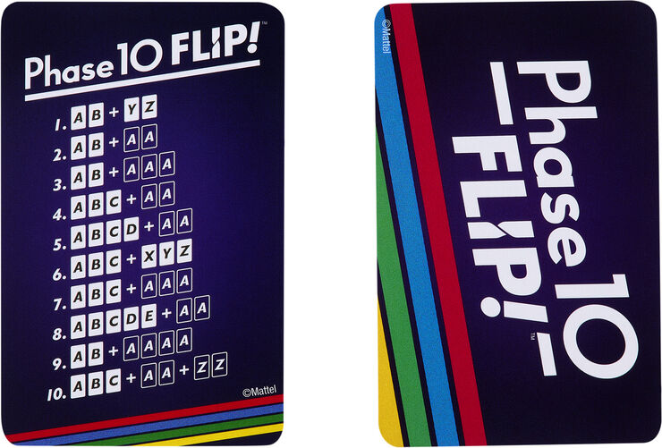 Mattel Games Phase 10 Flip