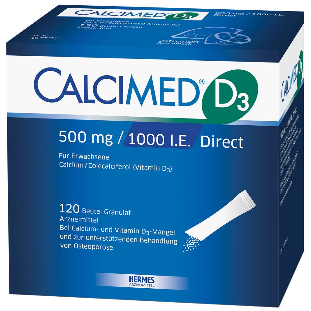 CALCIMED® D3 500mg / 1000 I.E. Direct