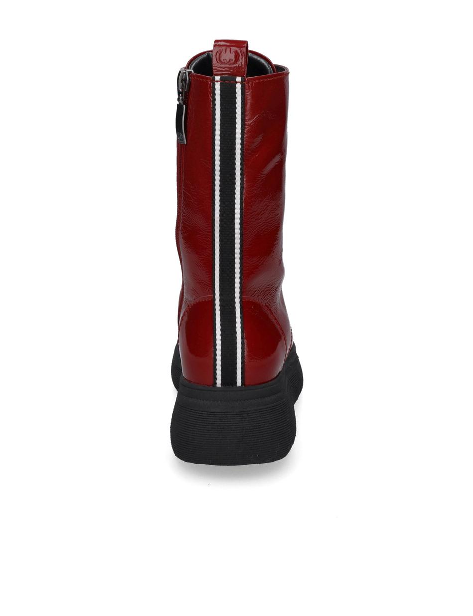 Stiefel Erba 07, rot-schwarz