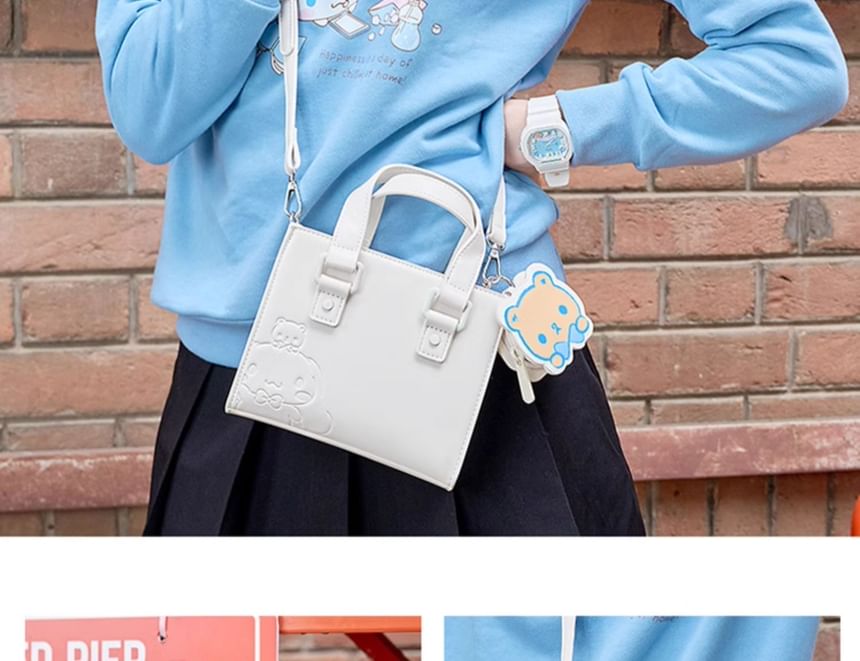TIDECOLOR - Sanrio Cinnamoroll Top Handle Kunstleren Crossbody Tas / Tashanger / Set