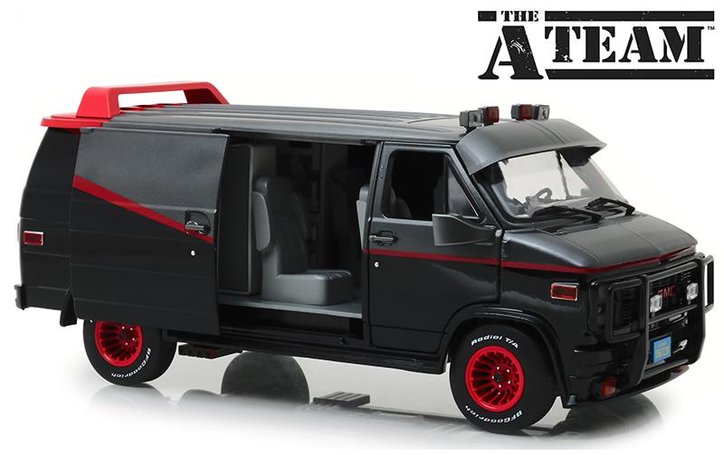 GMC Vandura 1983 A-Team 1:18<br>A-Team Van 1983 GMC Vandura Sammlermodell