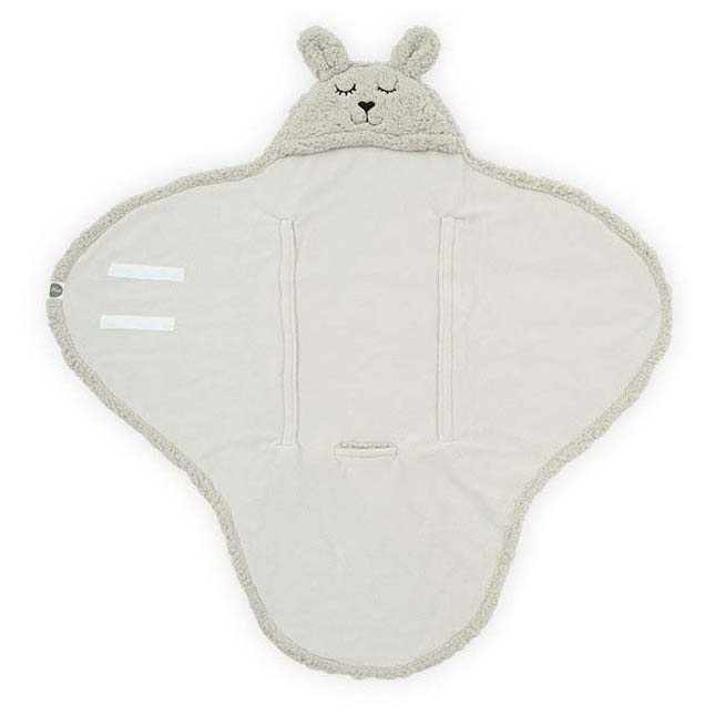 Jollein wikkeldeken Bunny grijs - sale - Prénatal