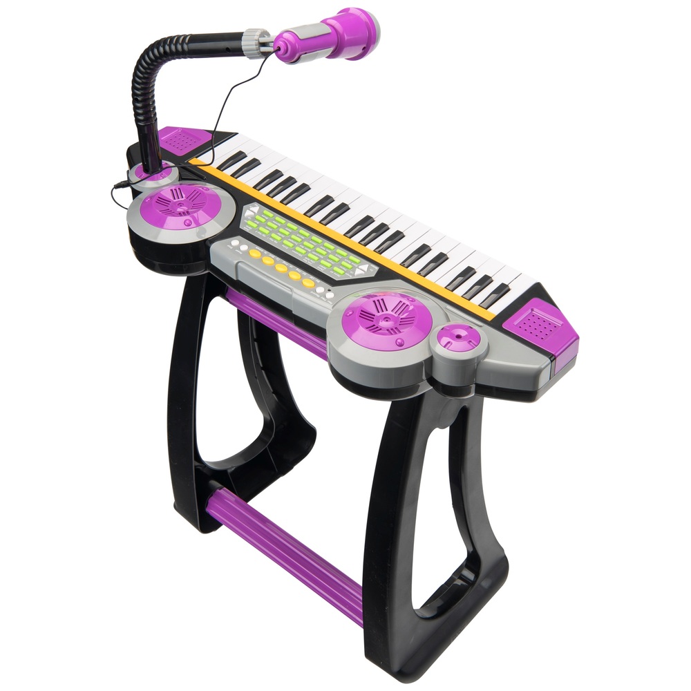 Sing-Along-Spielzeugkeyboard mit Hocker-Set