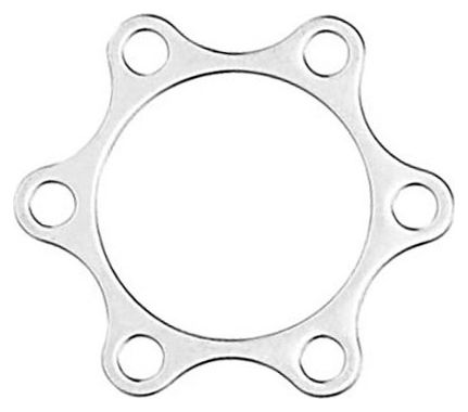Entretoise de Moyeu TRP 6 Trous 1.0 mm Argent