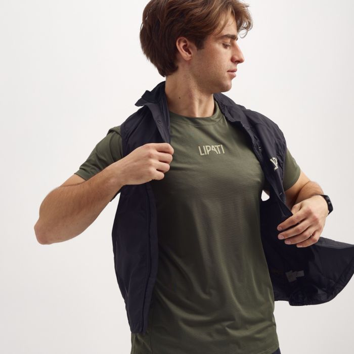 Lipati Herre Veste Drizzle Vest Sort