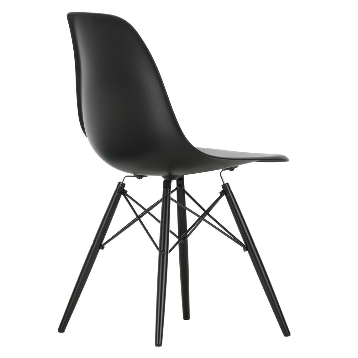 Eetkamerstoel DSW Deep black RE esdoorn zwart