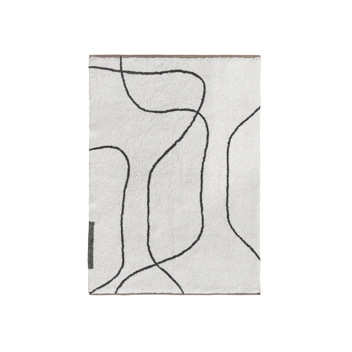 Mette Ditmer - Shadow Teppich, 100 x 140 cm, off-white