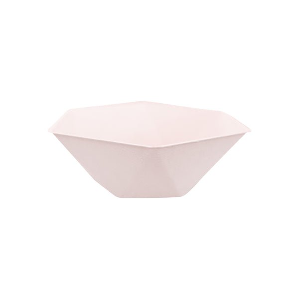 Lichtroze Schaaltjes Zeshoekig 15,8cm
