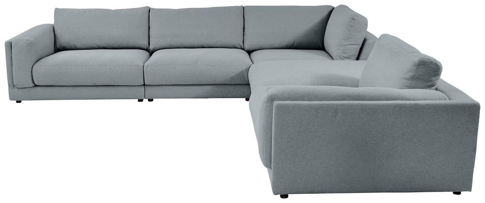 Ole Gunderson Ecksofa-Kombi LASSE VII 345 x 345 cm grau