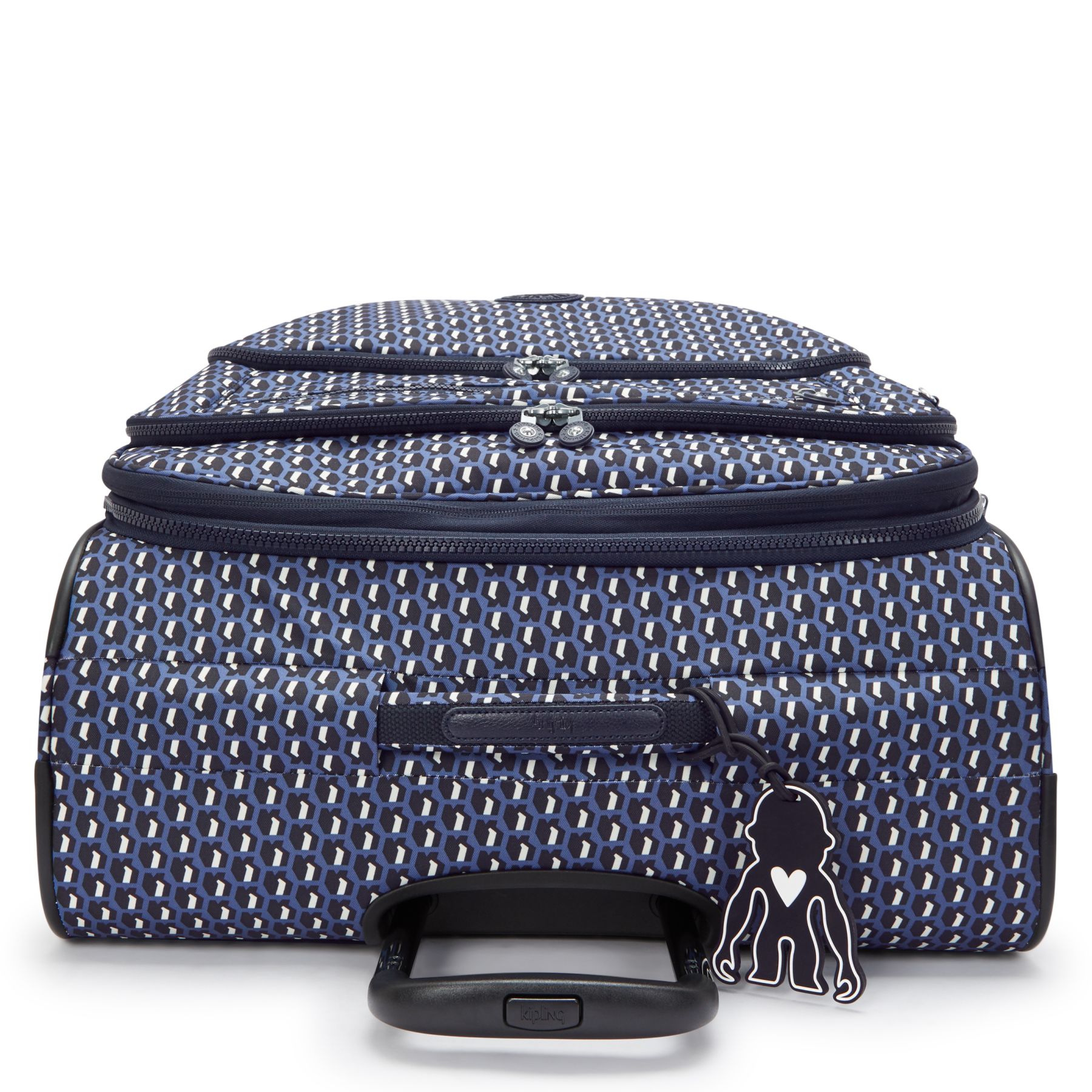 NEW YOURI SPIN L Grande Valise Extensible à Roulettes avec Poignée Télescopique - 3D K Blue