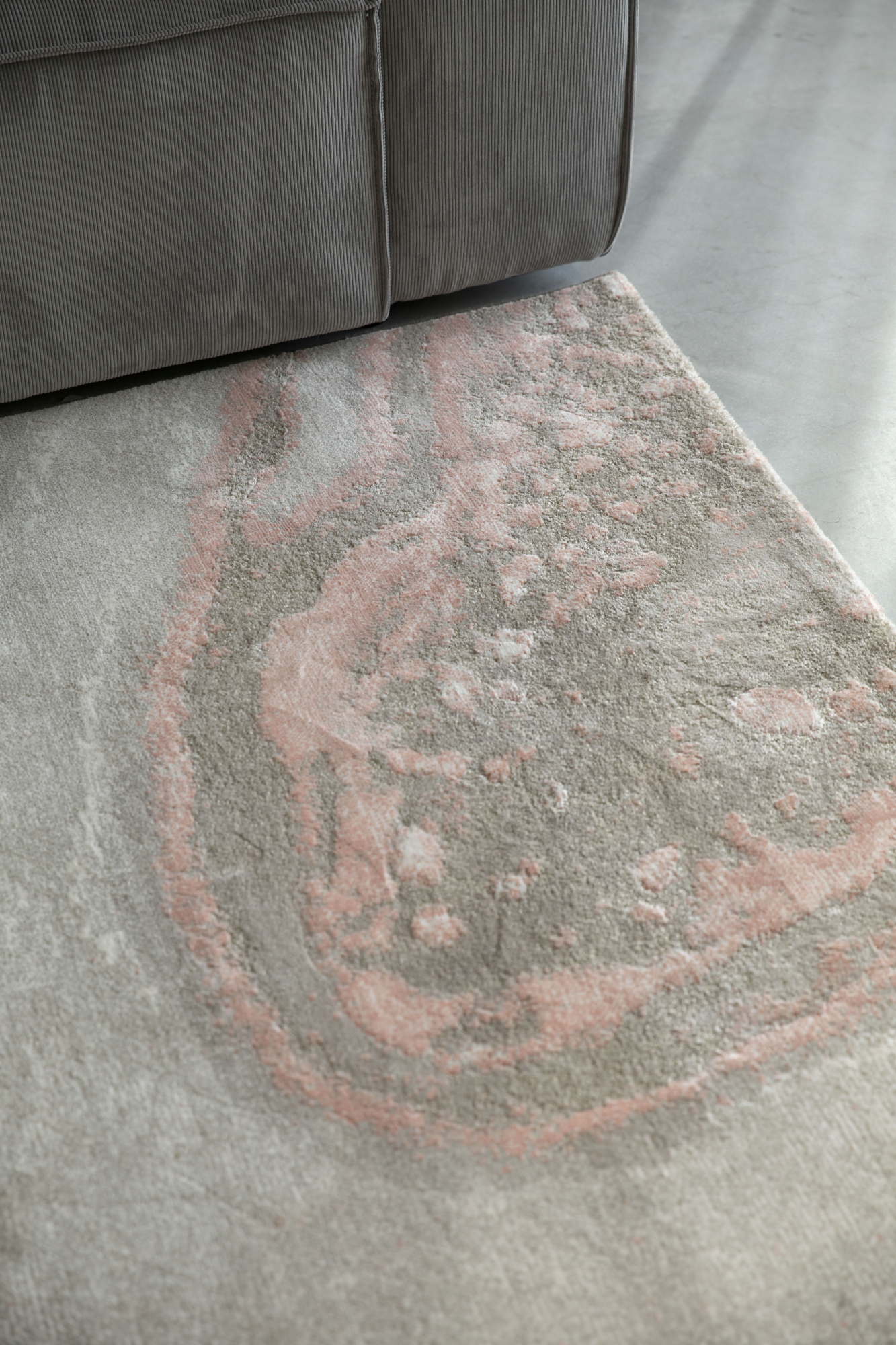 Vloerkleed Solar 200x300 grijs/terra