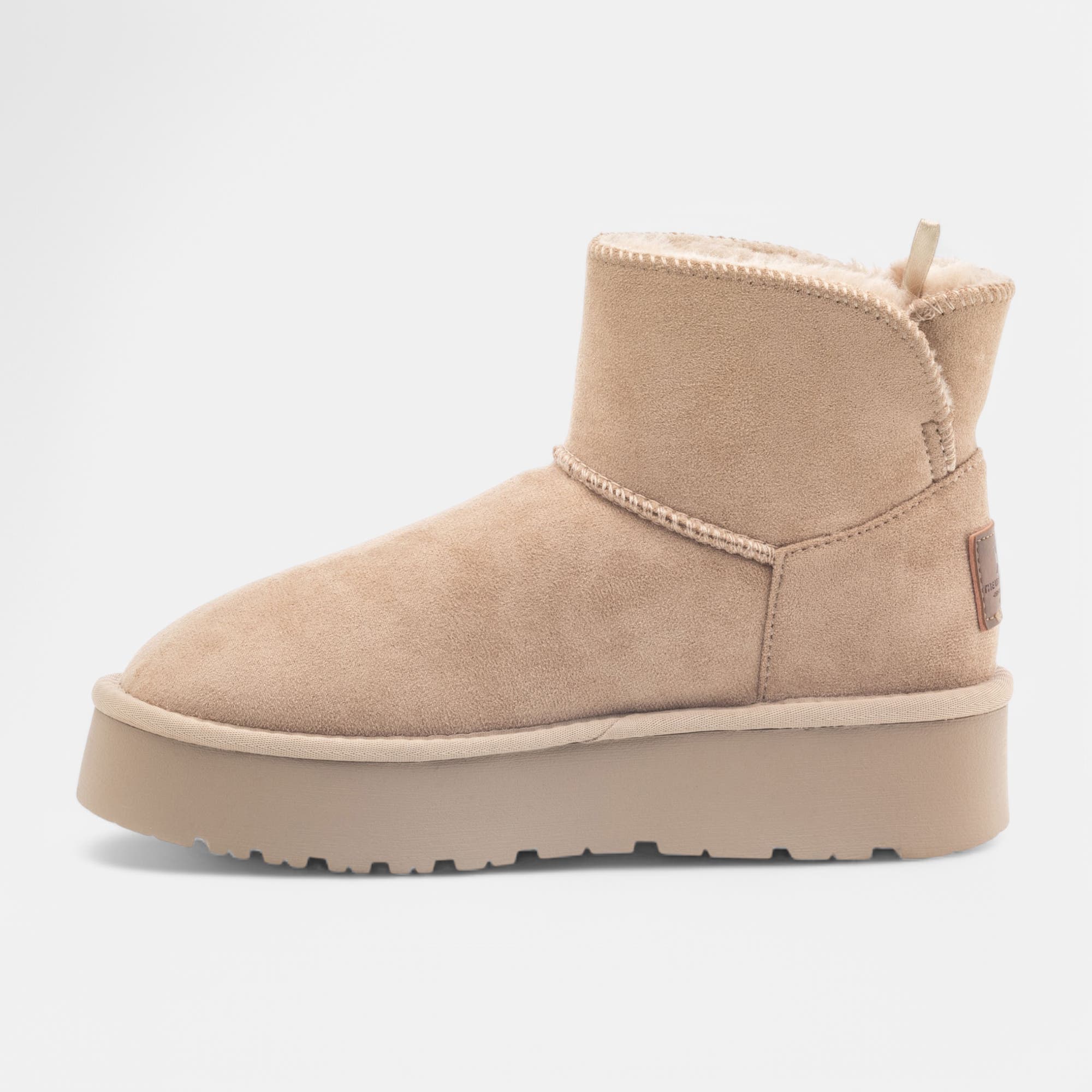 Boots Femme beige