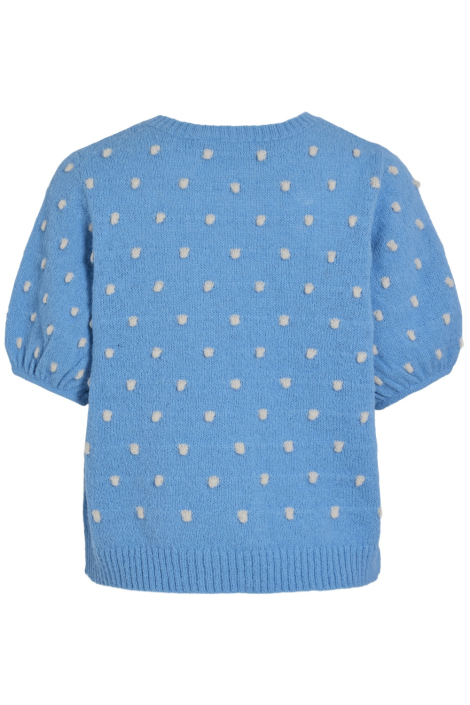 Vila blauwe dames trui