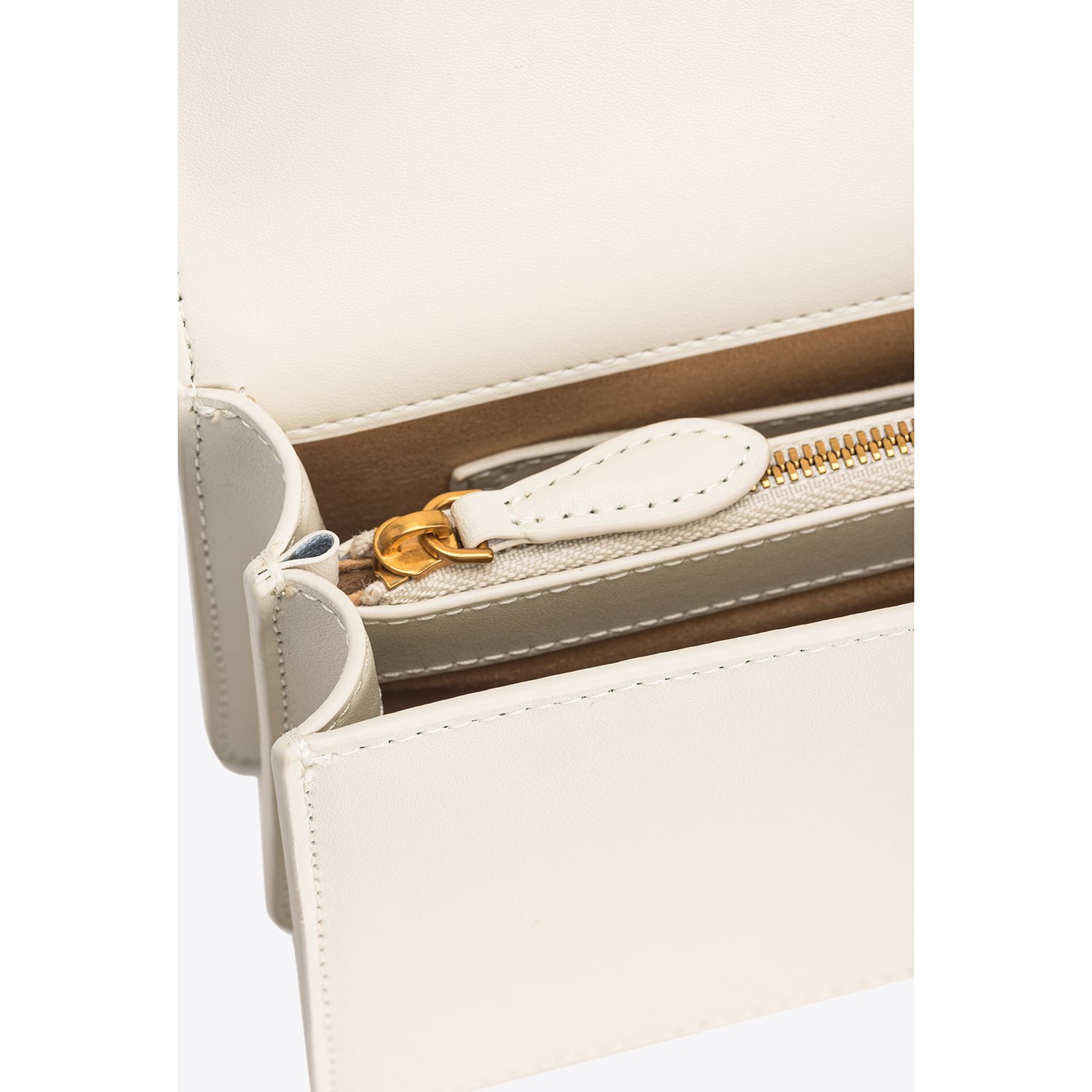 Pinko Love One Mini Dc Vitello Seta white