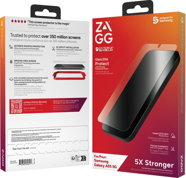 Zagg Glass Elite Samsung Galaxy A55 skærmbeskytter