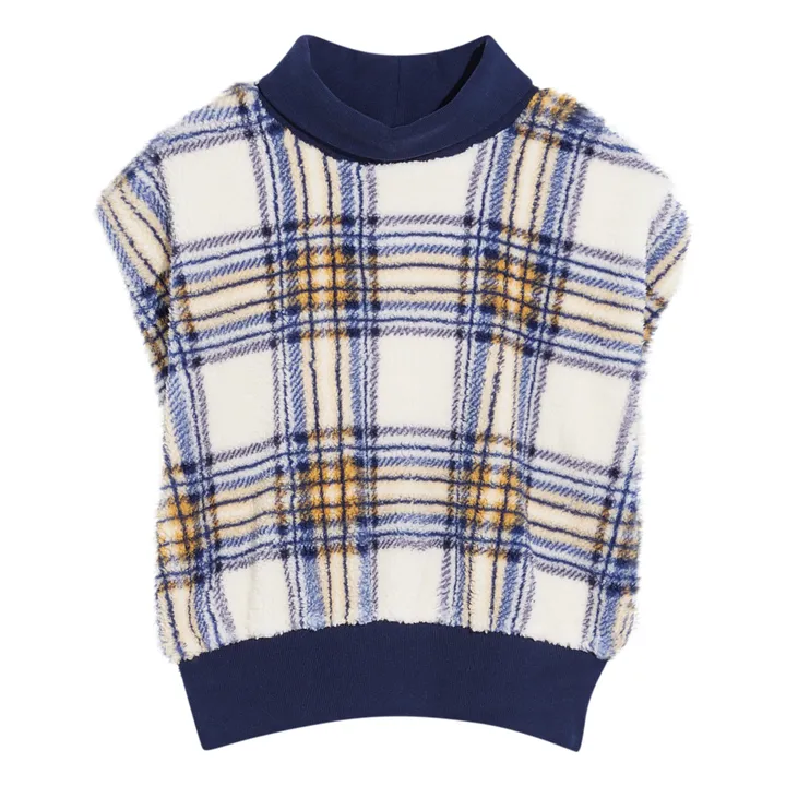 Bellerose Pull Sans Manches Anne Carreaux | Ecru