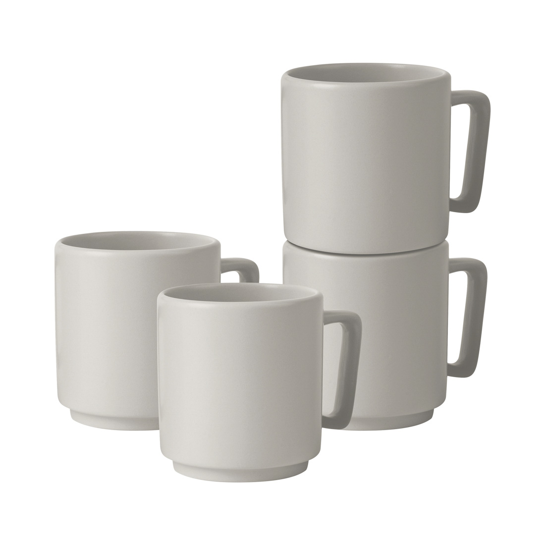 Berlinger Haus 4 Stk. Tassenset 300ml matt cream Sahara Collection